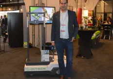 Thomas Hoeterickx of Octinion told us that the developments of the autonomous Lumion robot, equipped with an UV-C light solution against mildew, are ongoing. The Lumion is in fact an upgrade of the Curion, now with UV-C light panels.
